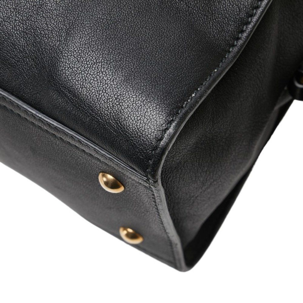 SAINT LAURENT Black Leather Bag - Picture 8 of 13